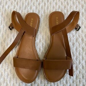 Rampage brown sandals size 9.5